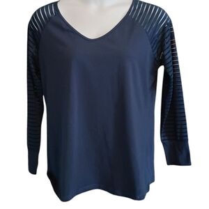 Active mesh sleeve top